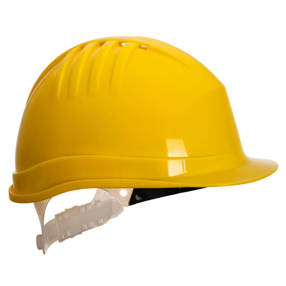 (Yellow) Portwest Expertline Safety Helmet (Slip Ratchet)