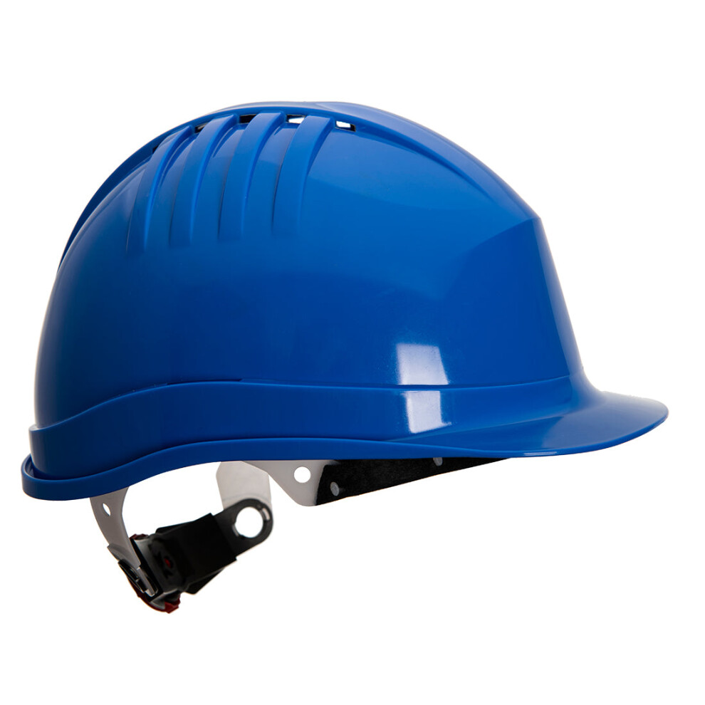 (Royal Blue) Portwest Expertline Safety Helmet (Wheel Ratchet)