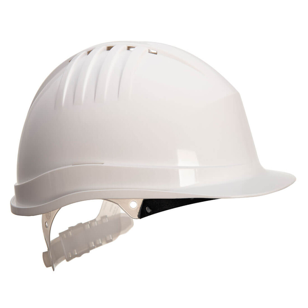 (White) Portwest Expertline Safety Helmet (Slip Ratchet)