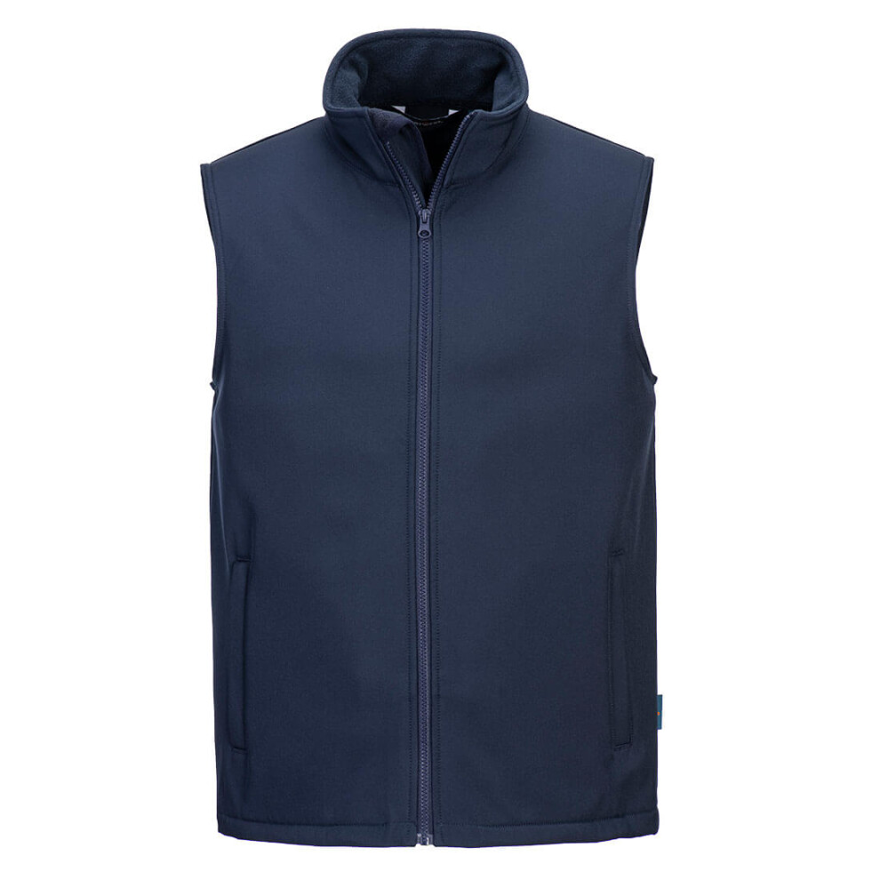 (Navy, L) Portwest Print and Promo Softshell Gilet (2L)