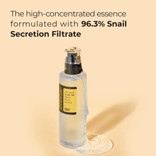 Snail mucus protein essence soothes damaged skin 1