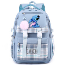 (4) Lilo and Stitch elementary school students, junior high school students' schoolbags, male and female students' backpacks, backpacks
