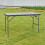 (4ft Table) Black Rattan Design Folding Table Garden Patio 4