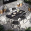 (4ft Table) Black Rattan Design Folding Table Garden Patio 7