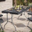 (5ft Table) Black Rattan Design Folding Table Garden Patio 1