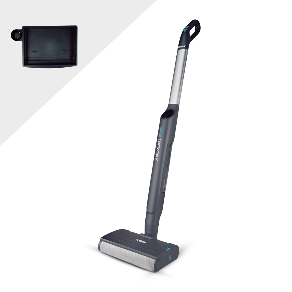 Tower Aquajet T547002, Cordless Hardfloor Cleaner, Titanium and Tiffany Blue, 25 W, 700 milliliters