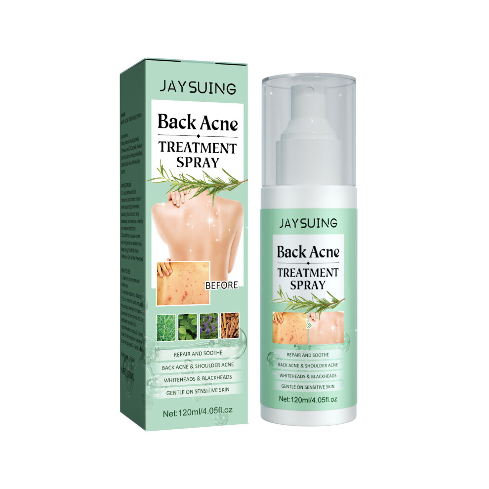 (120ml) Back Acne Repair Spray fades acne marks, repairs back, shoulders and body cleansing