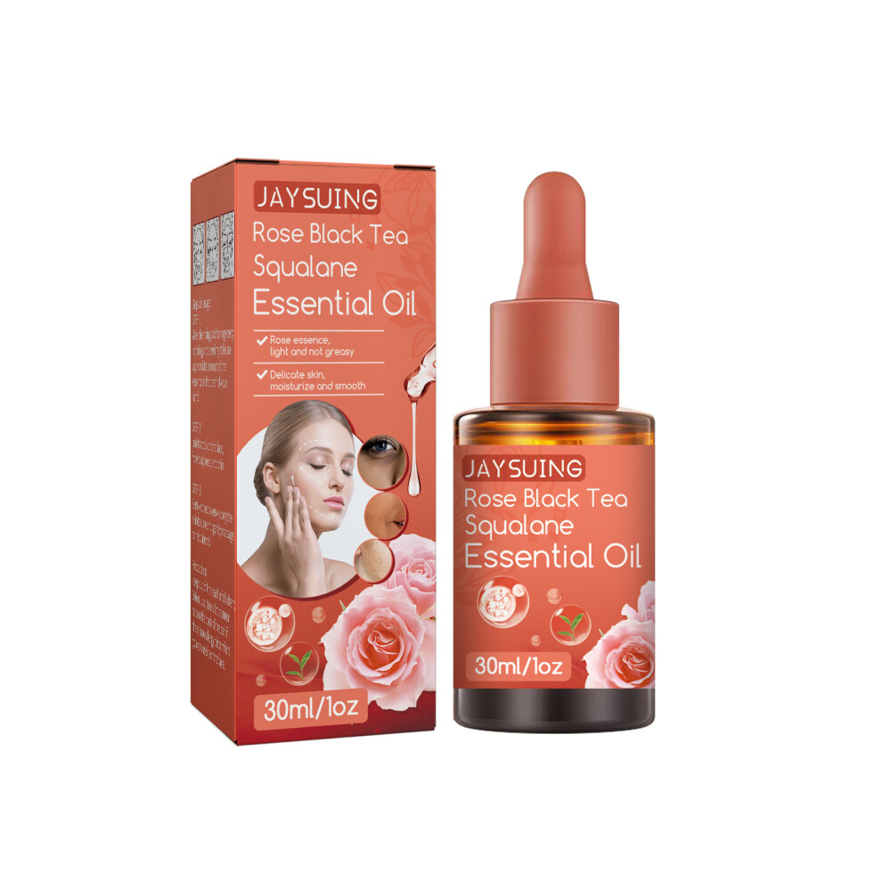 Srj Star (30Ml) Rose Black Tea Squalane Essence Anti-Drying, Hydrating, Anti-Wrinkle, Firming And Brightening Skin