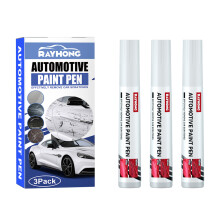 (White 3pack) Car paint touch-up pen, paint scratch repair pen, trace paint repair pen