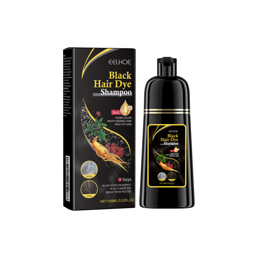 Mdsrjone Black ( 100Ml) Shampoo For Hair Polygonum Multiflorum Essence Moisturizing And Smoothing Shampoo
