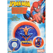 3 Pc Spider-Man Pool Set Inflatable Swimming Tool Toy Gift For Kids