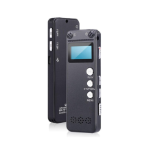 Gravador de voz caneta profissional de 32GB, recarregável, ideal para palestras e reuniões, ativado por voz - .