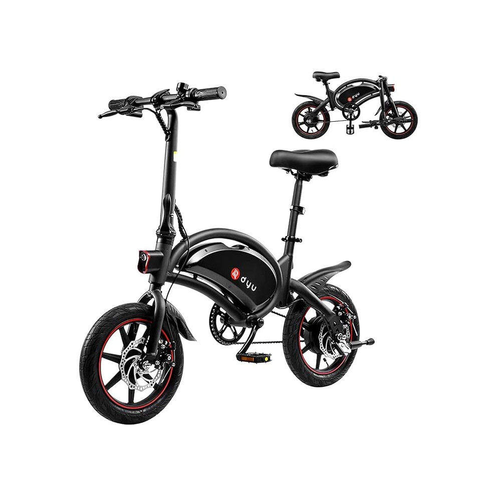 DYU D3F 14 Inch Mini Folding Electric Bike 250W Motor-image-OPC-PDXDZDR-NEW