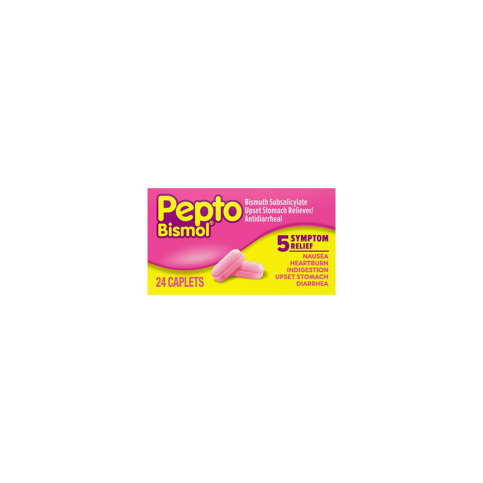 PEPTO BISMOL CAPLET ORIGINAL 24 CT