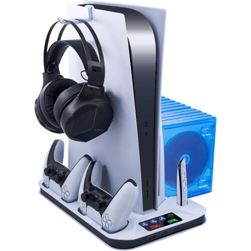 PS5 Vertical Cooling Fan Stand Controller Charger for PS5 UHD/Digital Edition
