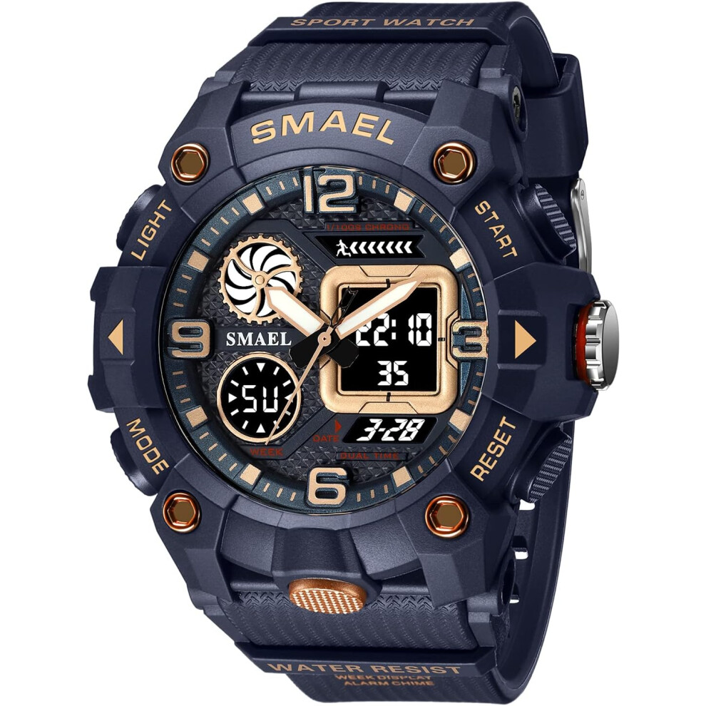 Photos - Wrist Watch VEANXIN Men's Watches Sports Outdoor Waterproof  Digital Analog Wrist Watch Multifunction Alarm Date LED Stopwa