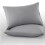 Imperial Rooms (Grey, Plain Pillowcase 2-Pack) Plain Duvet Cover Single Double King Bed Set Quilt 1
