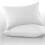 Imperial Rooms (White, Plain Pillowcase 2-Pack) Plain Duvet Cover Single Double King Bed Set Quilt 1