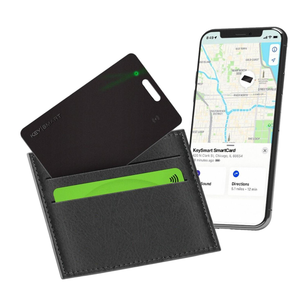 KeySmart SmartCard Wallet Tracker Black