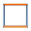 S-Rax 2 Planken Stelling - 180cm x 180cm x 60cm 3