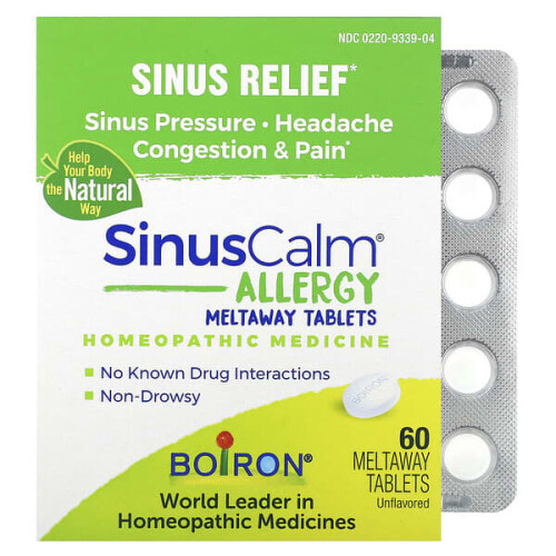 Boiron SinusCalm Allergy 60 Tablets