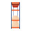 S-Rax 4 Planken Stelling - 180cm x 180cm x 60cm 4