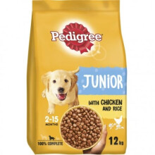 Pedigree Juniormedium Dog Complete Dry Chicken and Rice