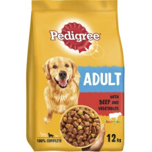 Pedigree Dog Complete Dry With Beef and Vegetable 12kg