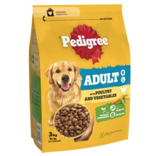 Pedigree Dog Complete Dry With Poultry and Vegetables 3kg