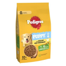Pedigree Puppy Medium Dog Complete Dry Poultry and Rice 12kg