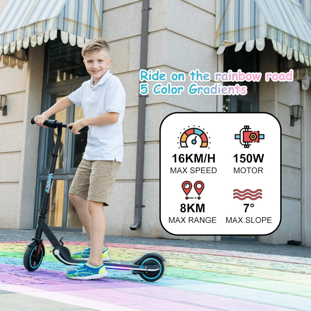 black--rcb-r11-electric-scooter-for-kids--150w-motor