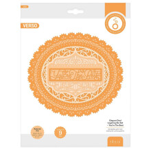 Elegant Oval Layering Die Set - You're The Best - 4898E