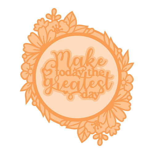Foliage Frames & Inspiring Sentiments - Circle Die Set - 5100E 2