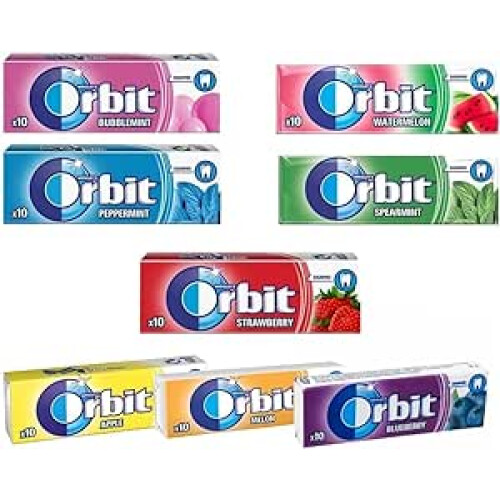 WRIGLEY'S Orbit/Extra Chewing Gum (Mix Variety, 20 Pack)