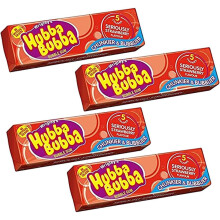 (pack of 20) Wrigley's Hubba Bubba Bubble Gum Strawberry Flavour