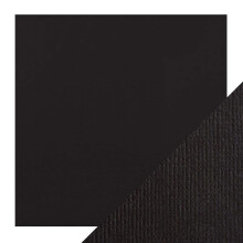 Craft Perfect - Classic Card - Jet Black - Weave Textured - 12" x 12" (5/PK) - 9132E