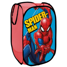 Marvel Spiderman Pop-Up Laundry Basket/Toy Storage Bin 36 x 36 x 58 cm