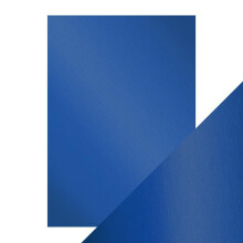 Craft Perfect - Satin Mirror Card - Cobalt Velour A4 - 9469E