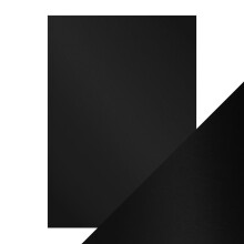 Craft Perfect - Satin Mirror Card - Black Velvet A4 - 9474E