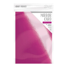 Craft Perfect - Mirror Card - High Gloss - Magnificent Magenta - A4 (5/PK) - 8700e