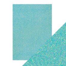 Craft Perfect - Glitter Card - Tropical Tide - A4 (5/PK) - 9950e