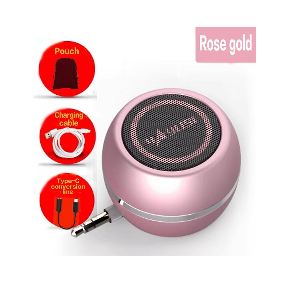 (06 With Typec) Hot Mini In-Line Phone External Speaker 3.5Mm Jack Plug External Wired Speakers Durable Amplifier 7081537101098