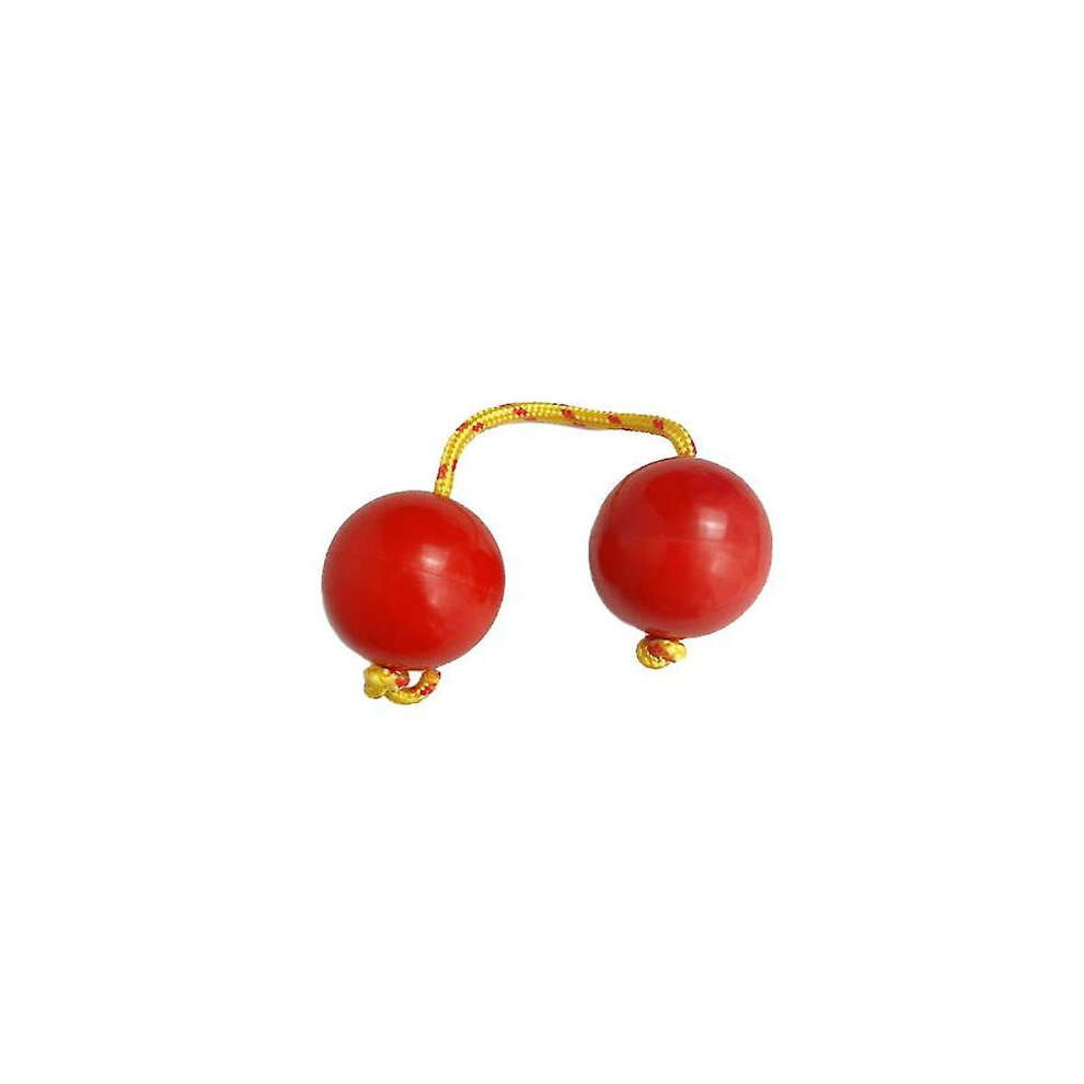 (red-2pairs) 2 Pairs Aslatuas Instrument Rhythmic Ball, Classic Aslatua African Shaker African Kashakas Shaker Rattle Hand Percussion For Wedding Parties Birthday