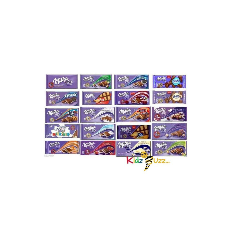 (Pack of 10) Milka Assorted Chocolate Bar