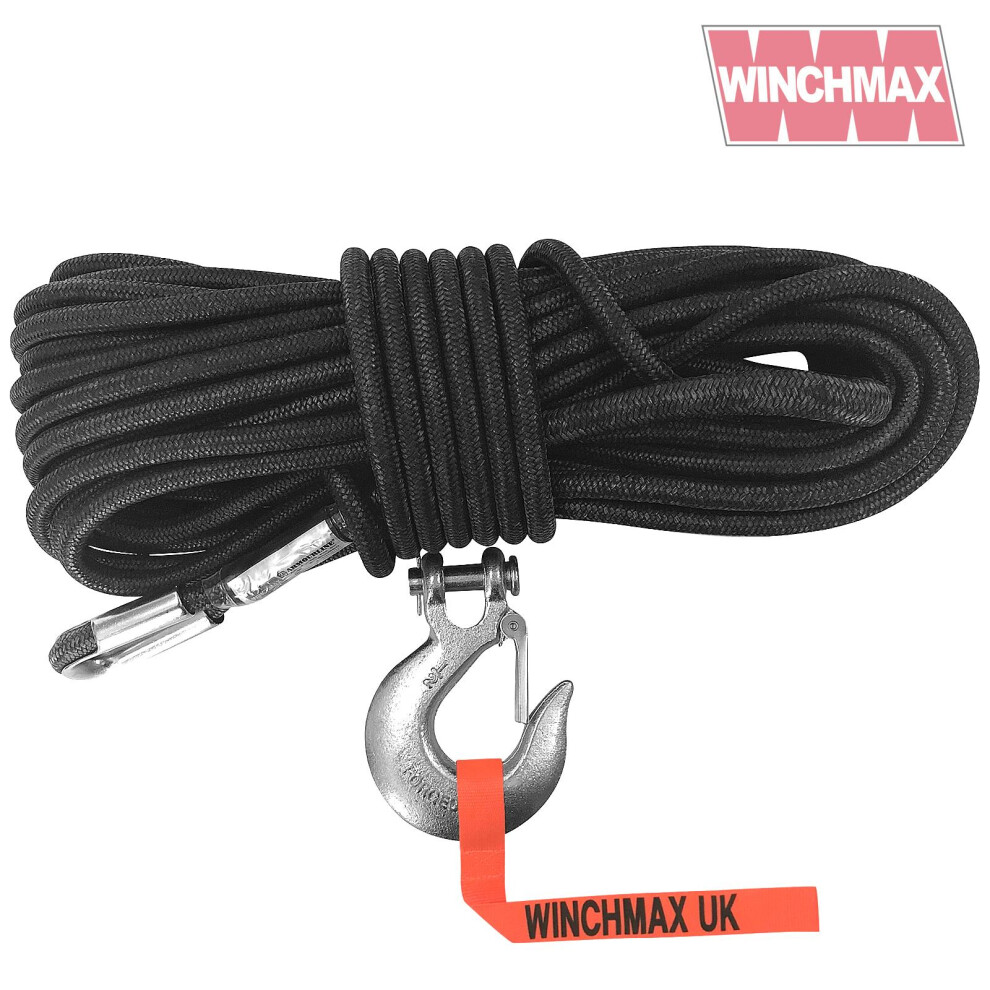 WINCHMAX Armourline Synthetic Rope 20m x 15.5mm and 1/2 inch hook Hook