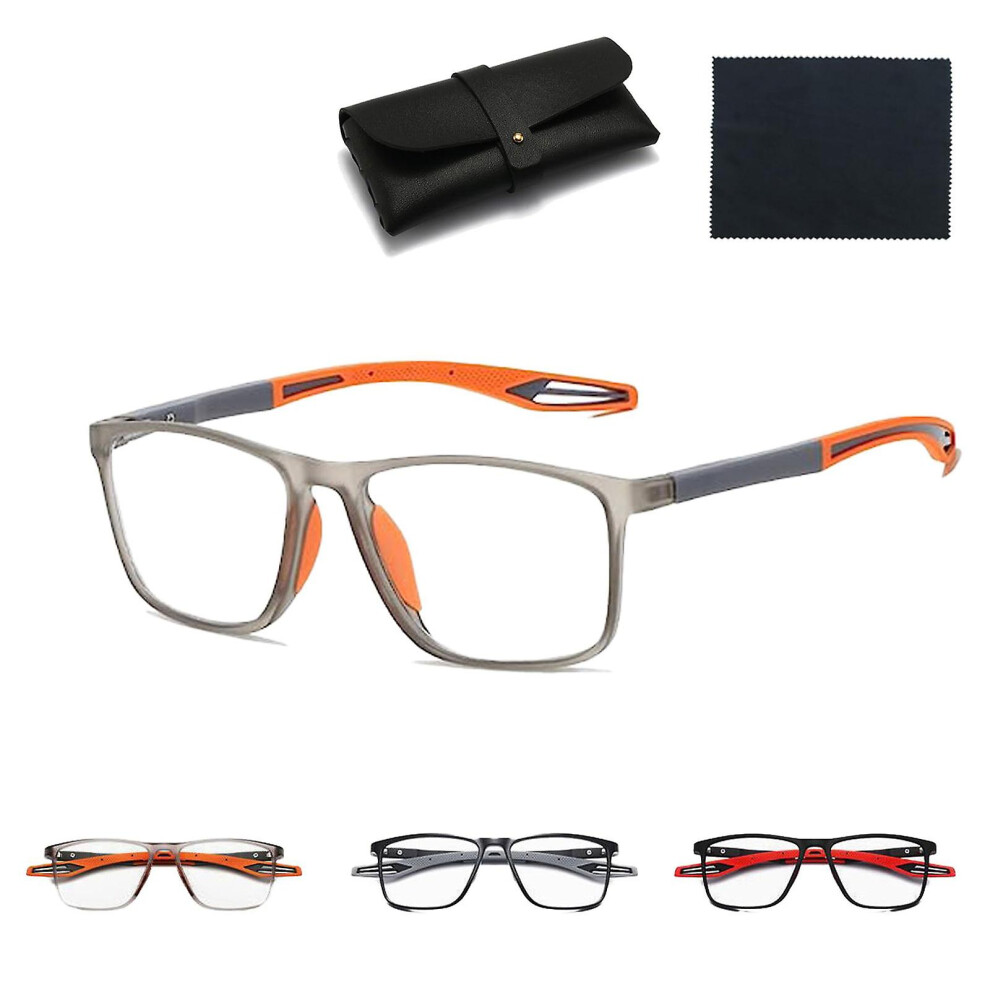 (orange) Anti Blue Light Reading Glasses Blue Light Blocking Neutral Eyeglasses
