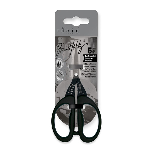 Tim Holtz - Left Handed 5 inch/ 12.3cm Mini Snips - 2785E 2