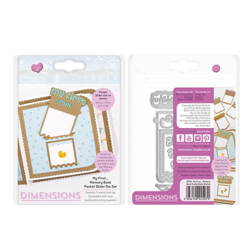 Tonic Studios - Dimensions - My First Memory Book Pocket Slider Die Set - 2507E 2