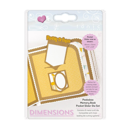 Tonic Studios - Dimensions - Peekaboo Memory Book Pocket Slider Die Set - 2506E 1