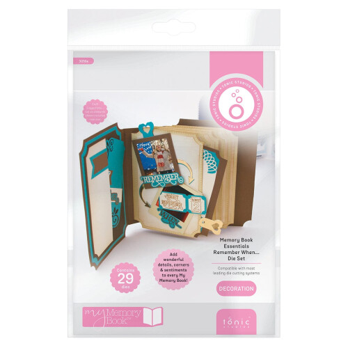 Tonic Studios - Dimensions - Memory Book Essentials Remember When... Die Set - 3056E 1